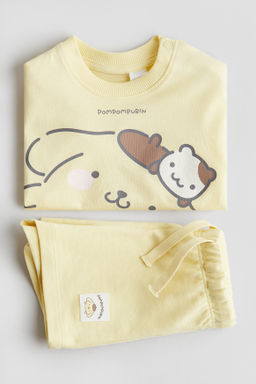 Conjunto de 2 piezas con motivo estampado