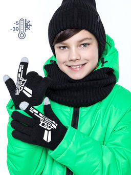 Перчатки 15з12723 черный