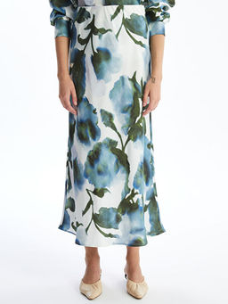 Dar Fit Desenli Kad?n Etek