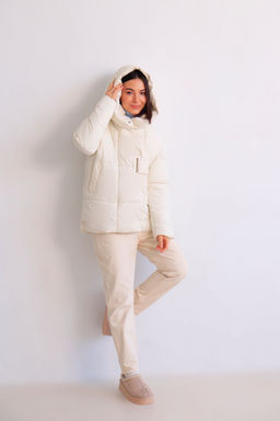 Martichelli Куртка зимняя айвори  фото 8