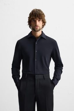TEXTURED STRETCH SHIRT - Zara фото 11