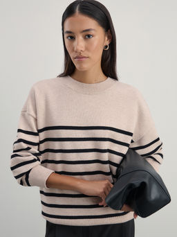 Джемпер в полоску из вискозы / Zarina