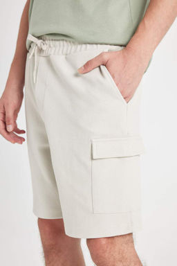 Шорты прямого кроя стандартного кроя - Defacto фото 6