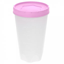 Контейнер для продуктов 1,2л, д11,6см, h18,7см, завинчивающаяся крышка, цвета микс, полипропилен, подходит для СВЧ (Россия)