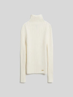 ACOOLA / Свитер детский для девочек Alba молочный  фото 2