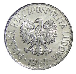 1 злотый 1980 года Польша
