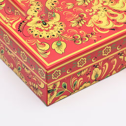 Цена за 5 шт. Коробка картонная без окна Роспись, 21 х 15 х 7 см - Simaland фото 5