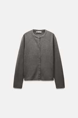 PLAIN KNIT CARDIGAN - Zara фото 7