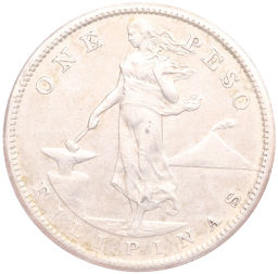 1 песо 1909 года Филиппины (Администрация США)