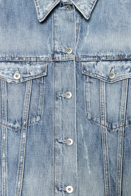 TRF RIPPED DENIM JACKET