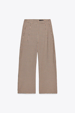 ZW COLLECTION CHECK TROUSERS - Zara фото 7