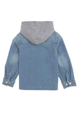 Голубая джинсовая рубашка для мальчика Неожиданная скидка в корзине - U.s. polo assn фото 2