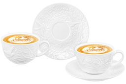 Чайная пара 4 пр. 300 мл 13*10*6,5 см "Райский сад", фарфор