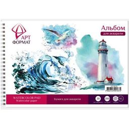 Альбом-планшет для акварели artФОРМАТ А5, 20 листов жесткая подложка, рисовальная бумага 2...