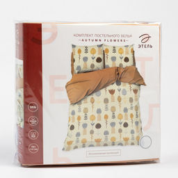 Постельное бельё Этель 2 сп Autumn flowers 175*215 см, 200*220 см, 70*70 см - 2 шт  фото 6