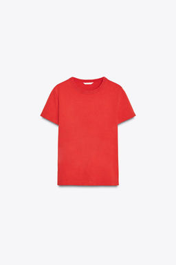 SHORT SLEEVE INTERLOCK T-SHIRT - Zara фото 29