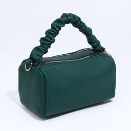 Сумка-багет на молнии, цвет зелёный - Simaland фото 2