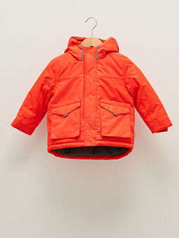 Kap??onlu Uzun Kollu Basic Erkek Bebek Mont