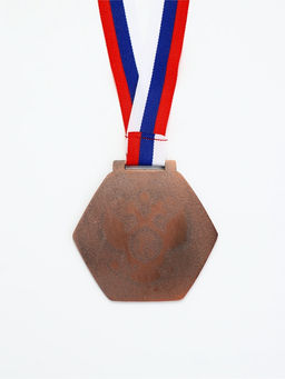 Медаль призовая 201 8 см.  3 место. Цвет бронз. С лентой