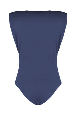 TRENDYOLMILLA Tarc?n Vatkal? Kruvaze Yaka Esnek C?tc?tl? Orme Body TWOSS23BD00007  фото 47
