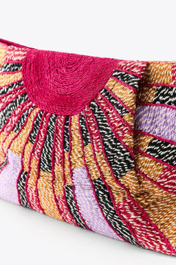 RECTANGULAR BRAIDED BAG - Zara фото 6