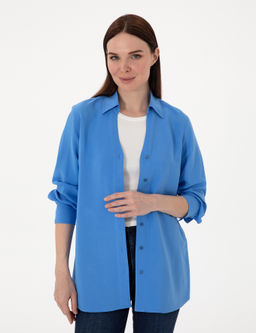 Mavi Comfort Fit Uzun Kollu G_mlek - Pierre cardin фото 3