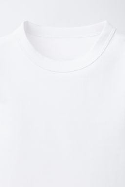 PLAIN INTERLOCK T-SHIRT - Zara фото 11
