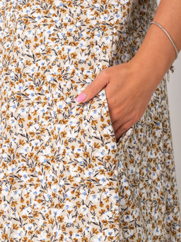 Сарафан женский кулирка "ХЕЛЬГА" БЕЖЕВЫЙ