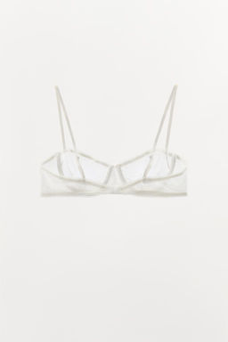 LACE MESH BRA - Zara фото 6