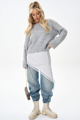 Топ Эли (серый) - Эльза фото 15