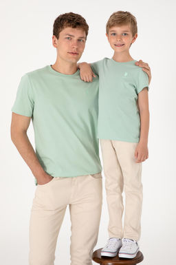 Erkek Regular Fit Bisiklet Yaka Su Ye_ili Basic Ti__rt Sepette S_rpriz _ndirim - U.s. polo assn фото 9