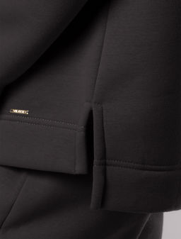 VILATTE / Джемпер из премиального футера трехнитки с начесом  фото 4