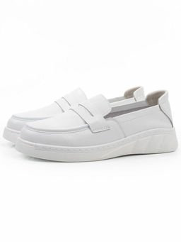 06-YE290-2 WHITE Туфли женские (натуральная кожа)
