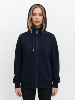 Толстовка женская 25234-532 футер темно-синий