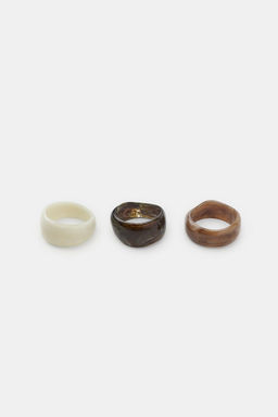 PACK OF 3 RIGID RESIN BRACELETS - Zara фото 3