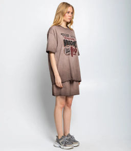 Костюм спортивный #КТ8606 (2), капучино