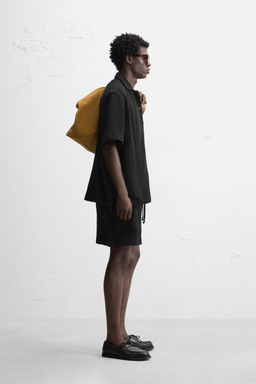 JACQUARD TEXTURED BERMUDA SHORTS - Zara фото 14