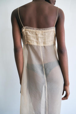 TULLE MIDI DRESS - Zara фото 3