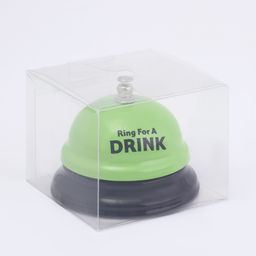 Звонок настольный Время пить!, 7.5 х 7.5 х 6 см, зеленый - Simaland фото 3
