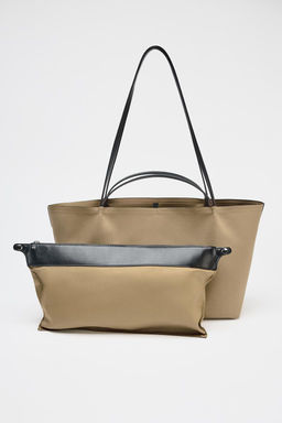 DOUBLE HANDLE TOTE BAG - Zara фото 5