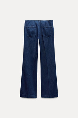 ZW COLLECTION BOOTCUT MID-WAIST JEANS - Zara фото 7