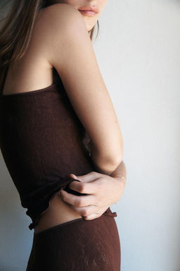 SEAMLESS STRAPPY TOP - Zara фото 3