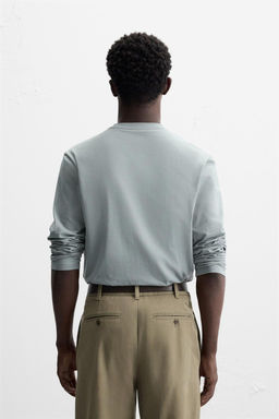 BASIC SLIM FIT T-SHIRT - Zara фото 27