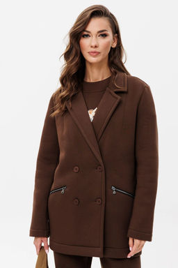 Жакет GO F4089/23-03.164-170 коричневый