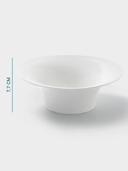 Тарелка глубокая Hanna Knövell, 900 мл, d=22 см, фарфор, белая