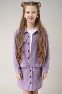 Вельветовый костюм для девочки Happyfox