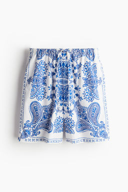 Pantalon corto de popelina con cordon de ajuste - H&m фото 8