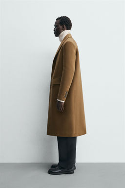 WOOL BLEND STRUCTURED COAT - Zara фото 4