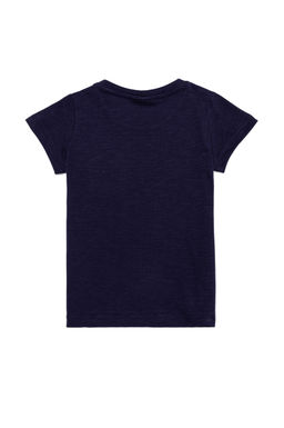 Темно-синяя футболка для девочки Неожиданная скидка в корзине - U.s. polo assn фото 2