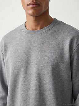 Bisiklet Yaka Erkek Sweatshirt - Waikiki фото 3